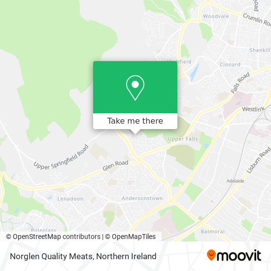 Norglen Quality Meats map