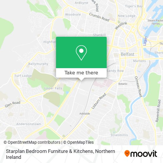 Starplan Bedroom Furniture & Kitchens map