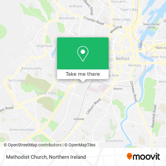 Methodist Church map