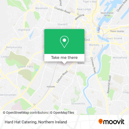 Hard Hat Catering map