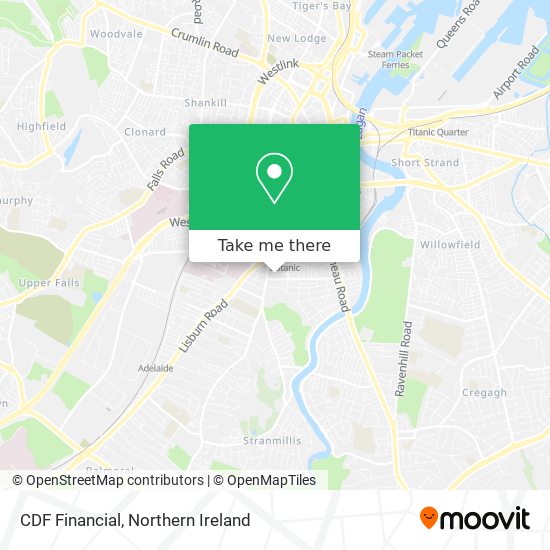 CDF Financial map