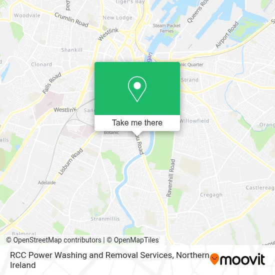 RCC Power Washing and Removal Services map