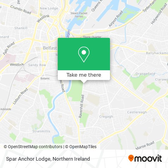 Spar Anchor Lodge map