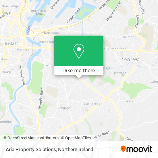 Aria Property Solutions map