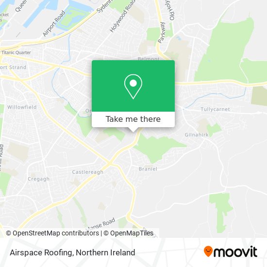 Airspace Roofing map