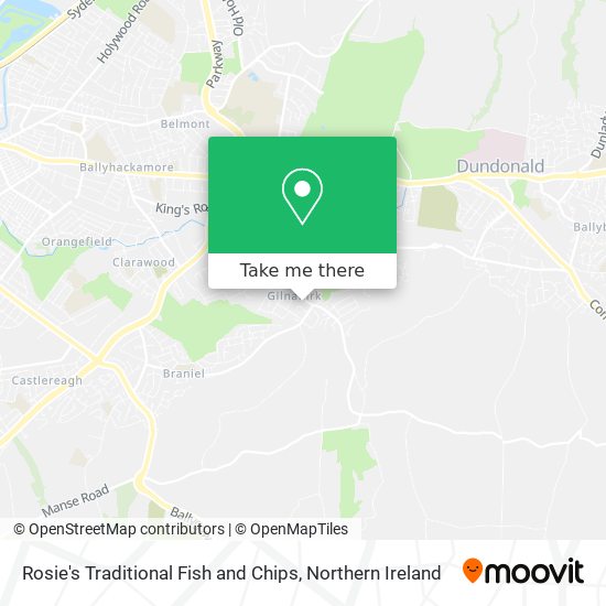 Rosie's Traditional Fish and Chips map