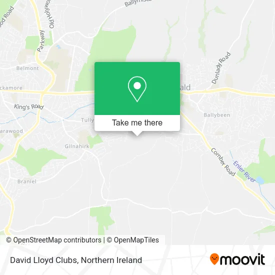 David Lloyd Clubs map