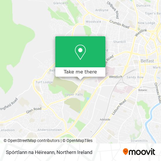 Spórtlann na Héireann map