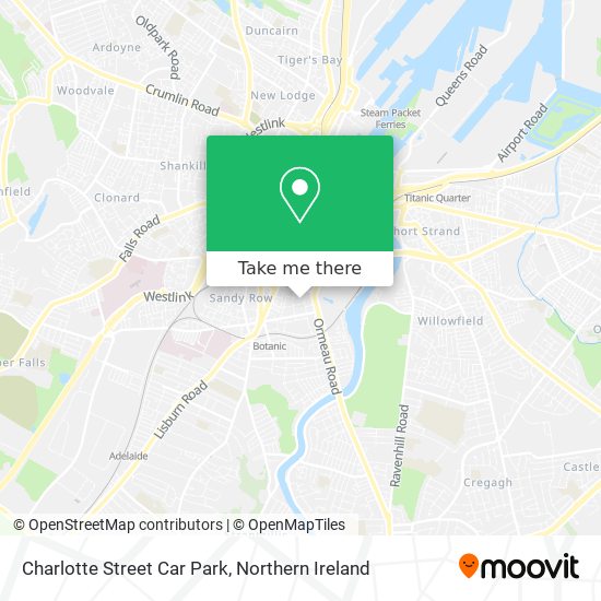 Charlotte Street Car Park map