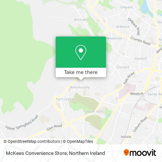 McKees Convenience Store map