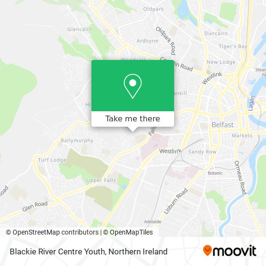 Blackie River Centre Youth map