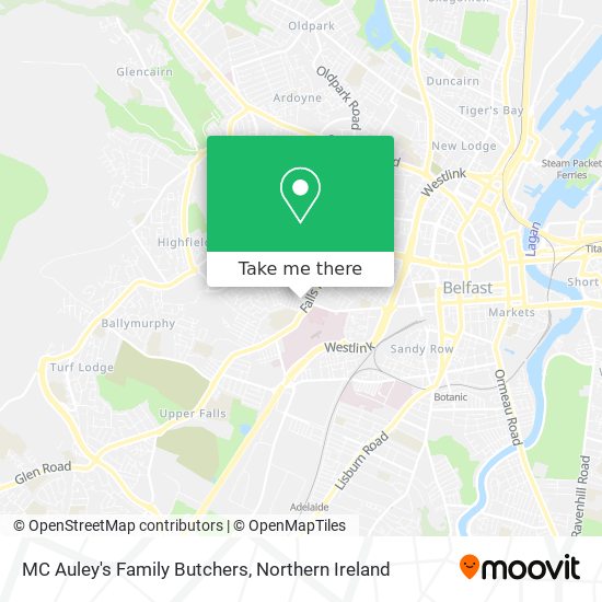 MC Auley's Family Butchers map