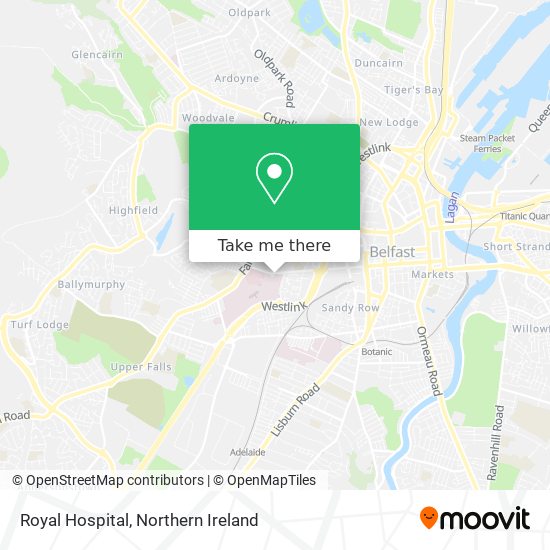 Royal Hospital map