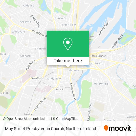 May Street Presbyterian Church map
