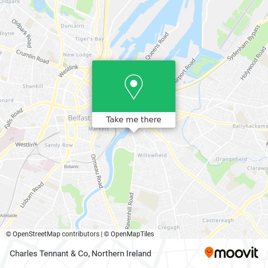 Charles Tennant & Co map