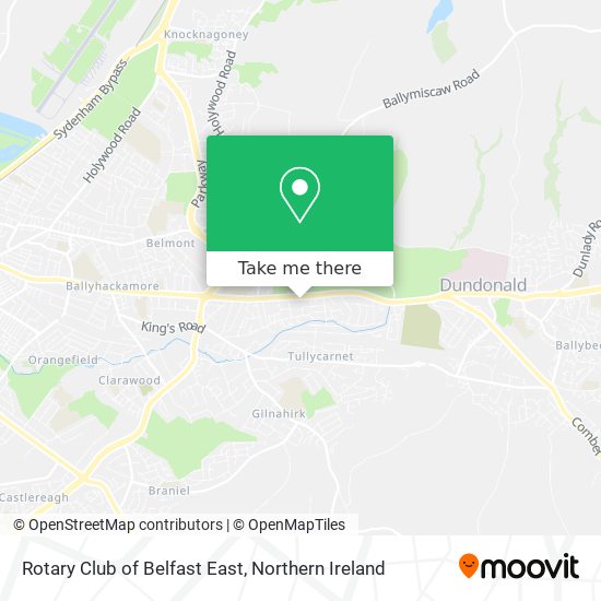 Rotary Club of Belfast East map
