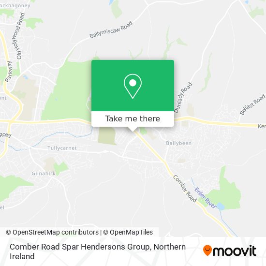 Comber Road Spar Hendersons Group map