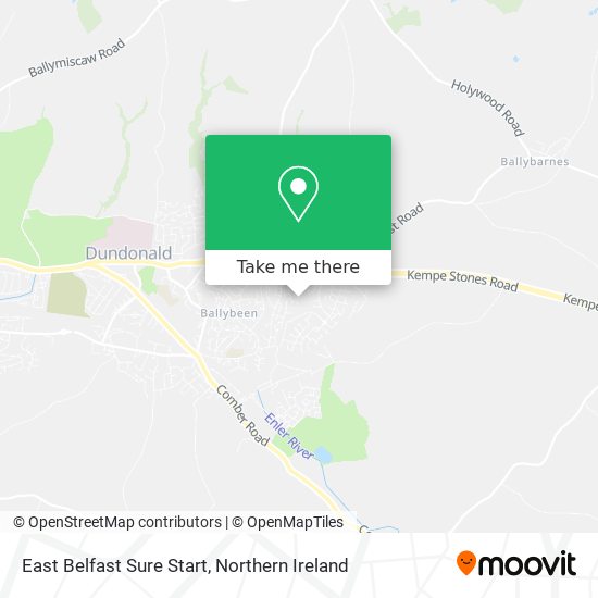East Belfast Sure Start map