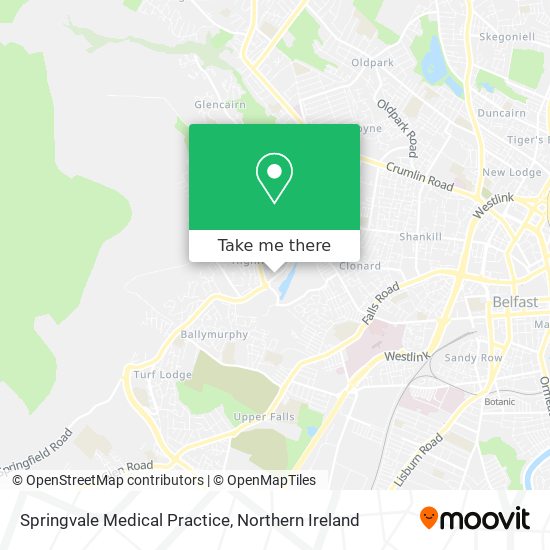 Springvale Medical Practice map