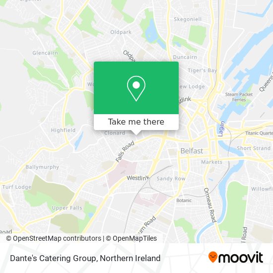 Dante's Catering Group map