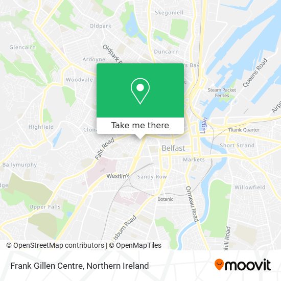 Frank Gillen Centre map