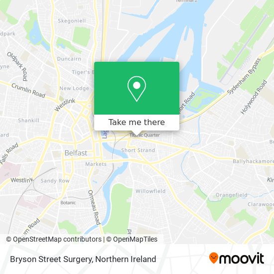 Bryson Street Surgery map