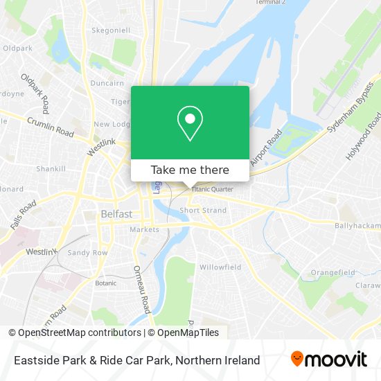 Eastside Park & Ride Car Park map