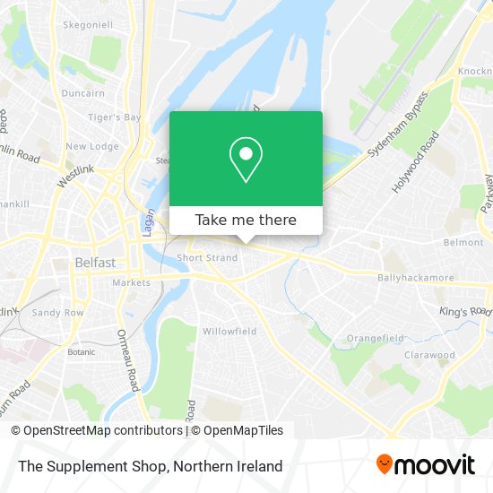 The Supplement Shop map