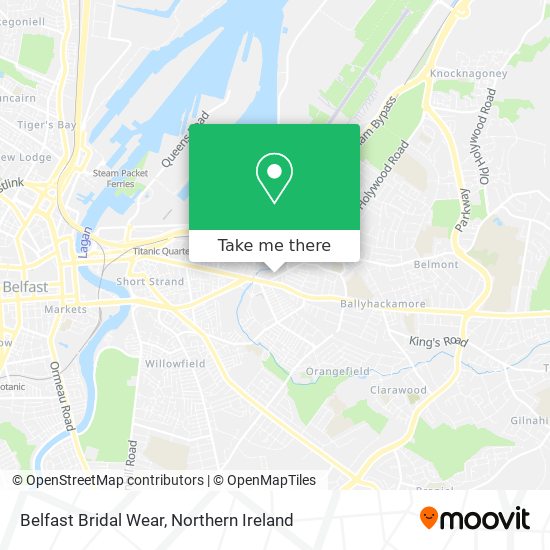 Belfast Bridal Wear map