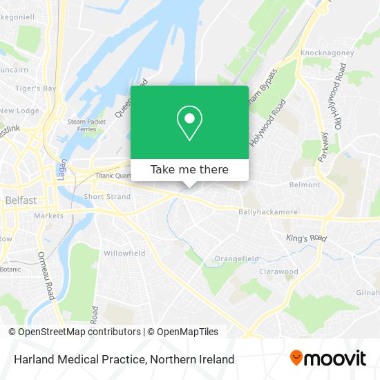 Harland Medical Practice map