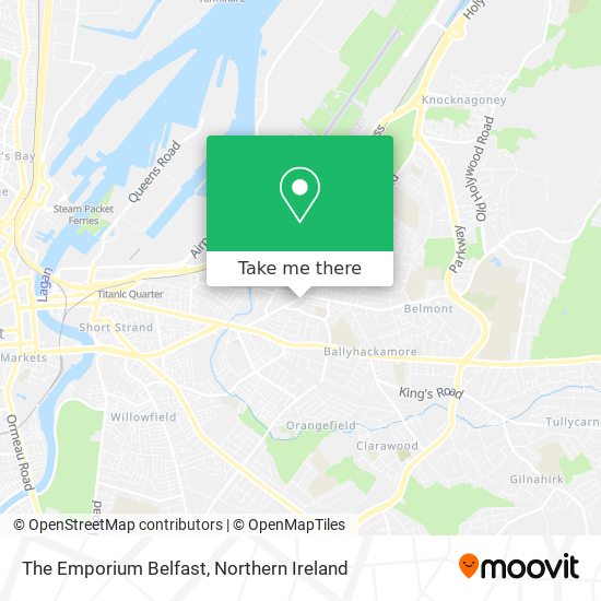 The Emporium Belfast map