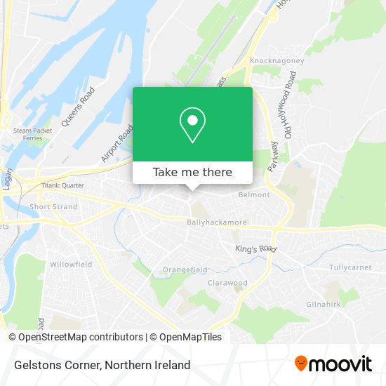 Gelstons Corner map