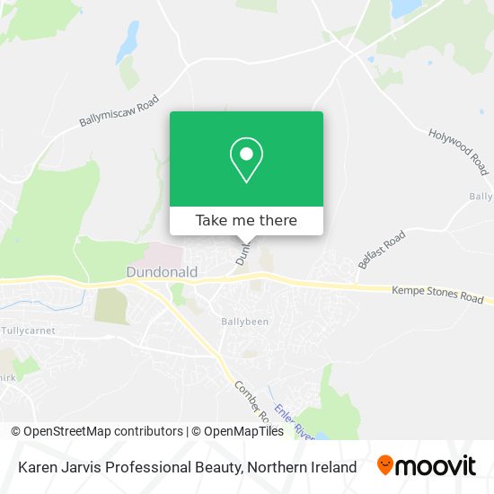 Karen Jarvis Professional Beauty map