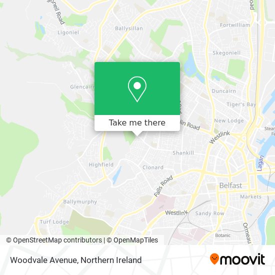 Woodvale Avenue map