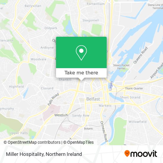 Miller Hospitality map