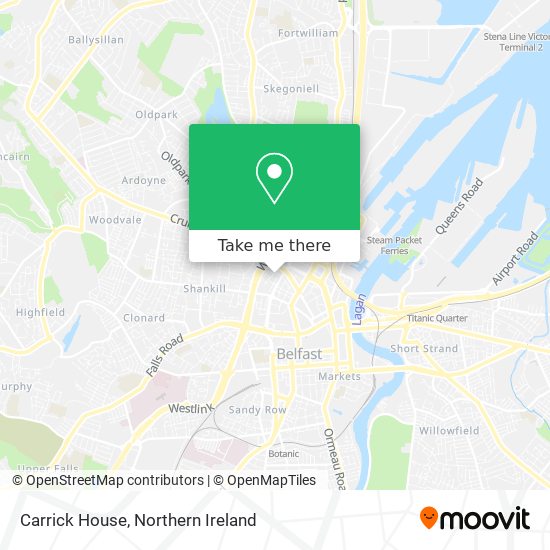 Carrick House map