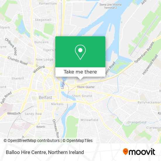 Balloo Hire Centre map