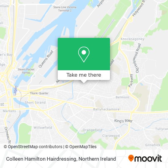 Colleen Hamilton Hairdressing map