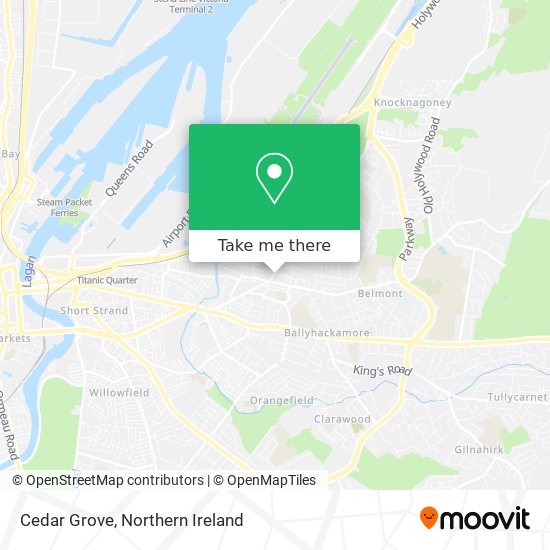 Cedar Grove map