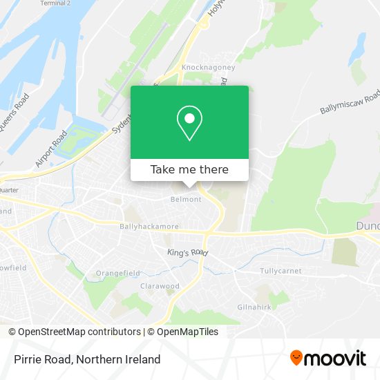 Pirrie Road map