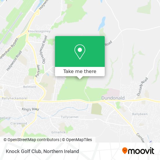 Knock Golf Club map