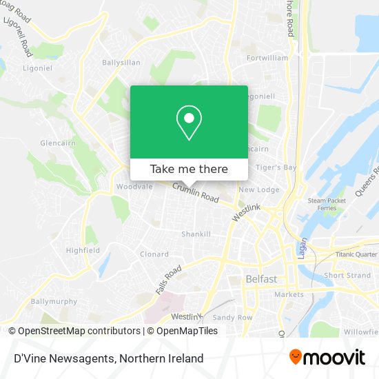 D'Vine Newsagents map