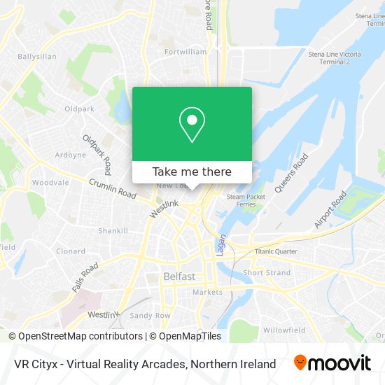 VR Cityx - Virtual Reality Arcades map