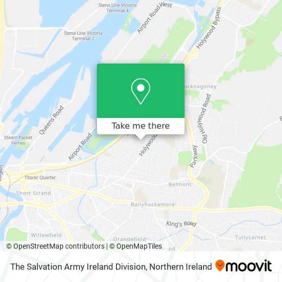 The Salvation Army Ireland Division map