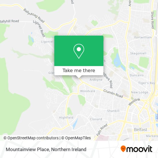 Mountainview Place map