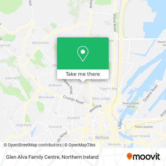Glen Alva Family Centre map