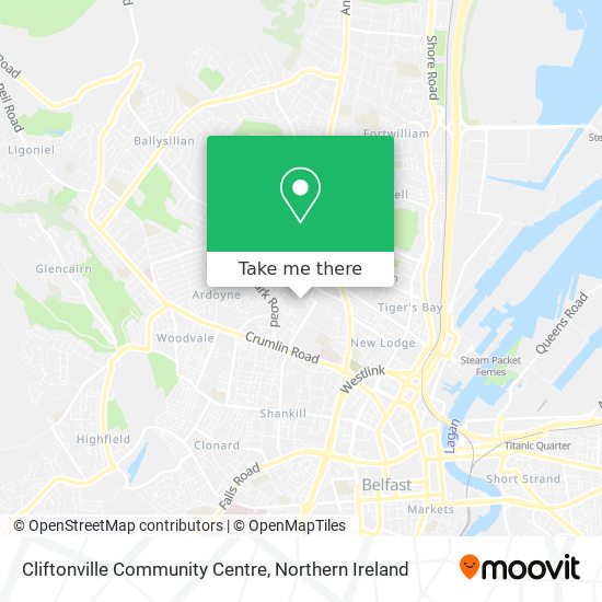 Cliftonville Community Centre map