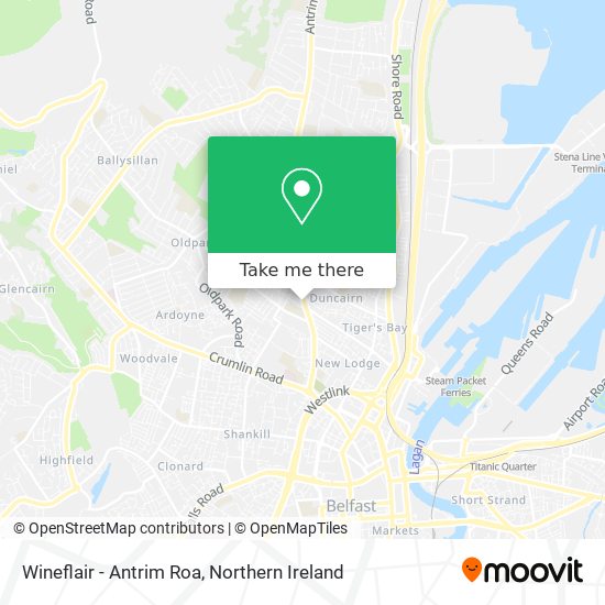Wineflair - Antrim Roa map