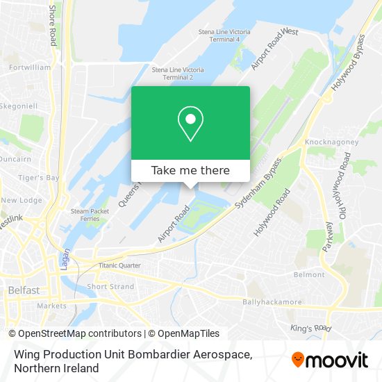 Wing Production Unit Bombardier Aerospace map