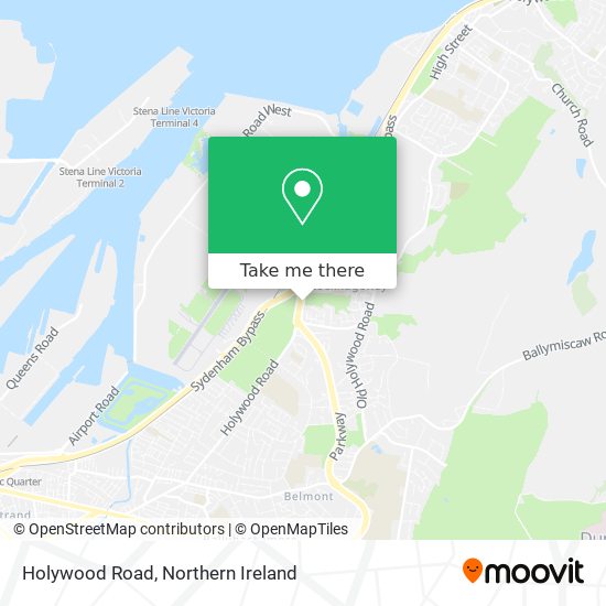 Holywood Road map